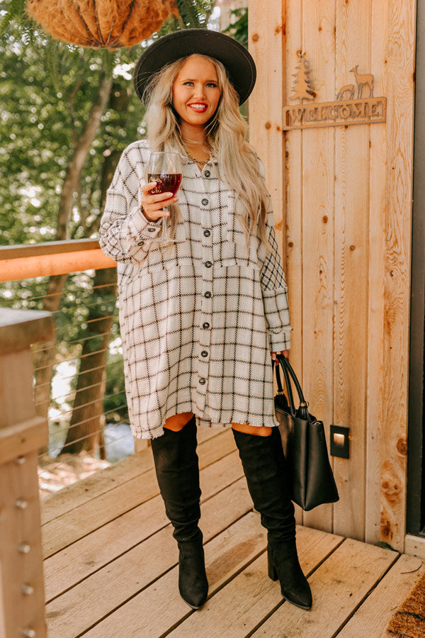Prettiest In Plaid Tunic Dress Curves Prettiest In Plaid Tunic Dress Curves