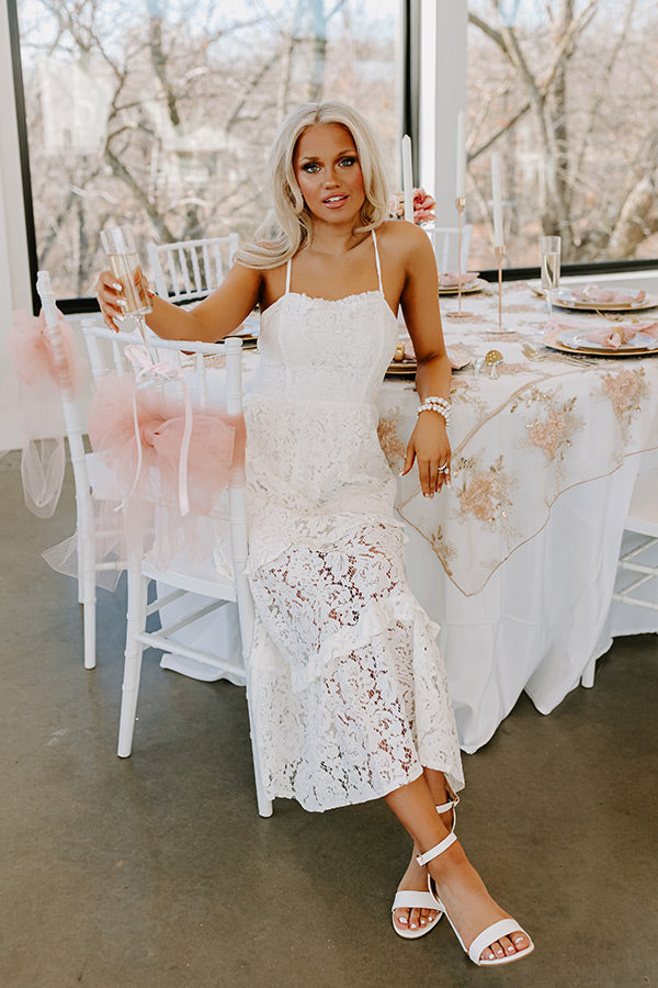 First Class Flair Lace Midi S / White First Class Flair Lace Midi S / White
