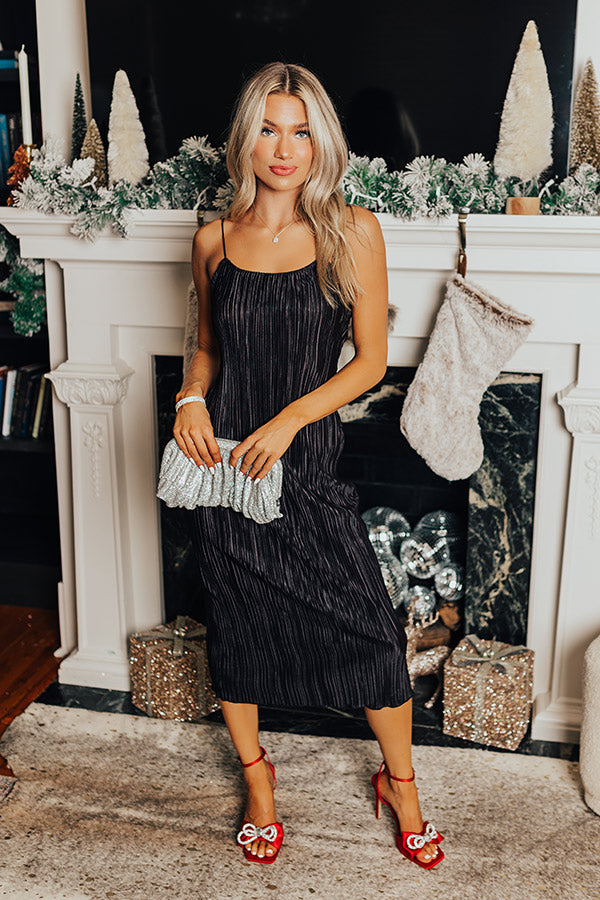 sequin pleated midi dress The Galatea | Dark Green Floral Formal Dress Off the Shoulder Appliqued Sequin Pleated Midi Dress
