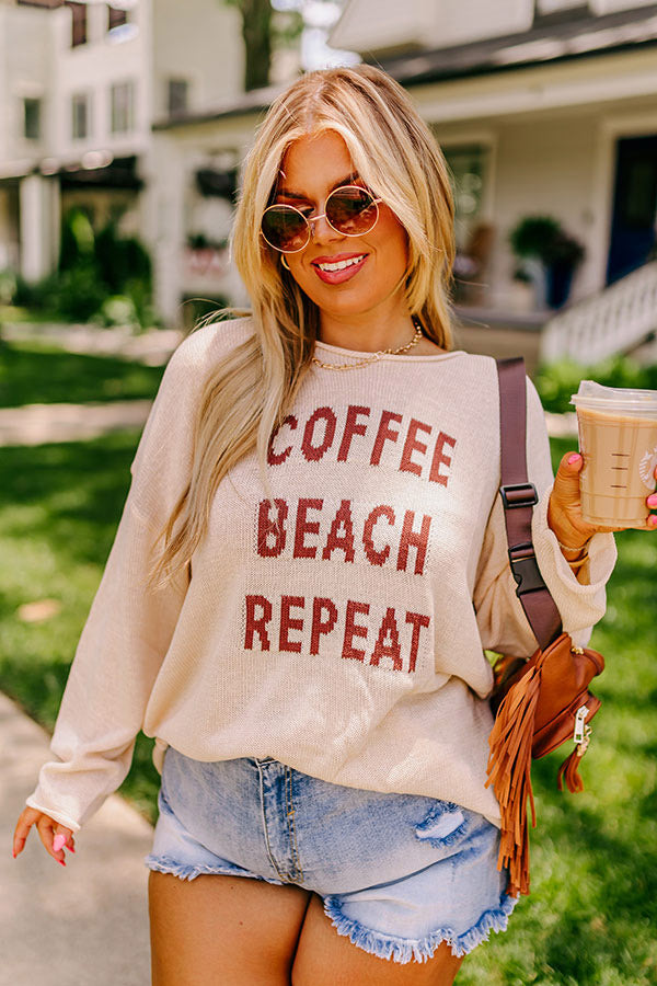 The Cozy Comfort of Coffee Beach Repeat Sweater: A Travel Essential