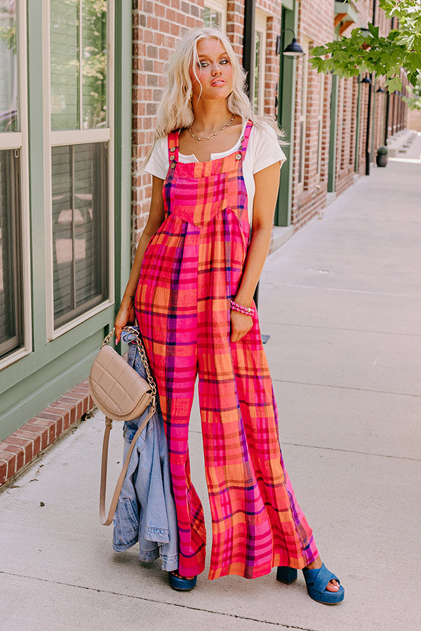 linen blend jumpsuit dress Stripe A Pose Linen-Blend Jumpsuit in Iced Latte