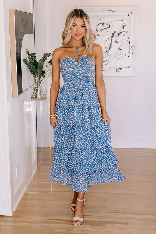 Moonlit Garden Tiered Maxi Dress Moonlit Garden Tiered Maxi Dress