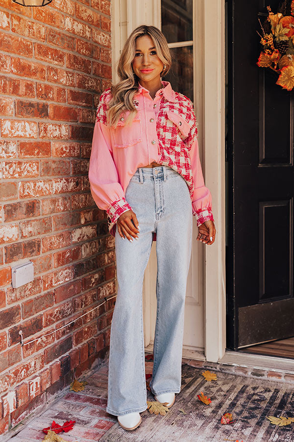 Just USA Rhea High Waist Wide Leg Jean 31 / Denim Light Wash Just USA Rhea High Waist Wide Leg Jean 31 / Denim Light Wash