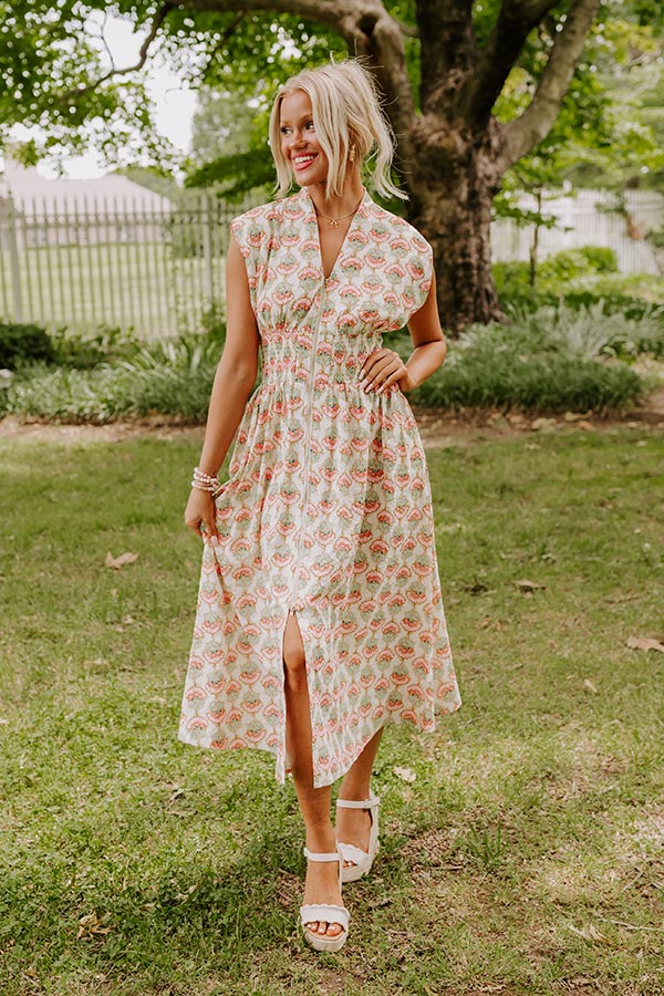 midi floral summer dresses Cue The Sunshine Floral Midi – Impressions Online Boutique