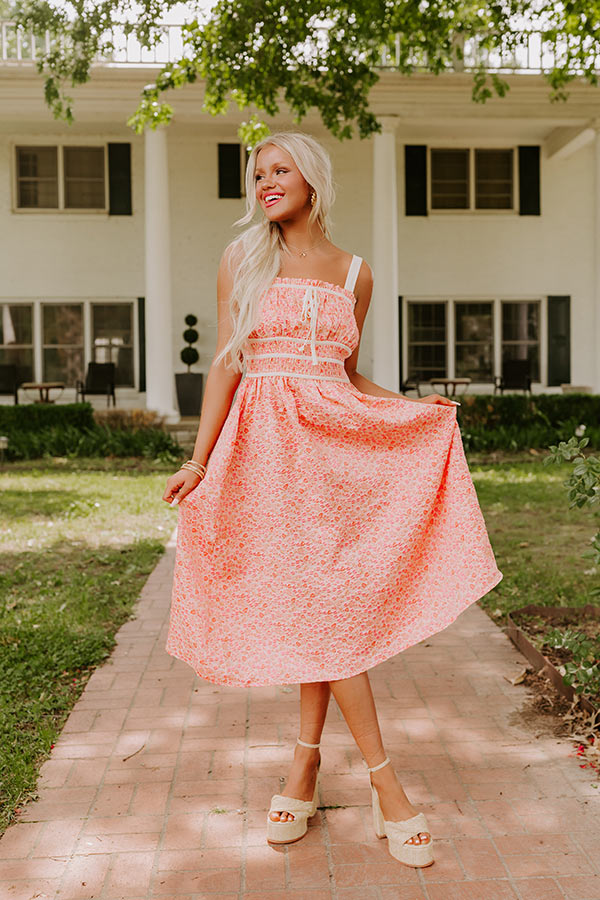 gorgeous midi dress Sweet Days Length 46 Garden Gorgeous Jacquard Midi in