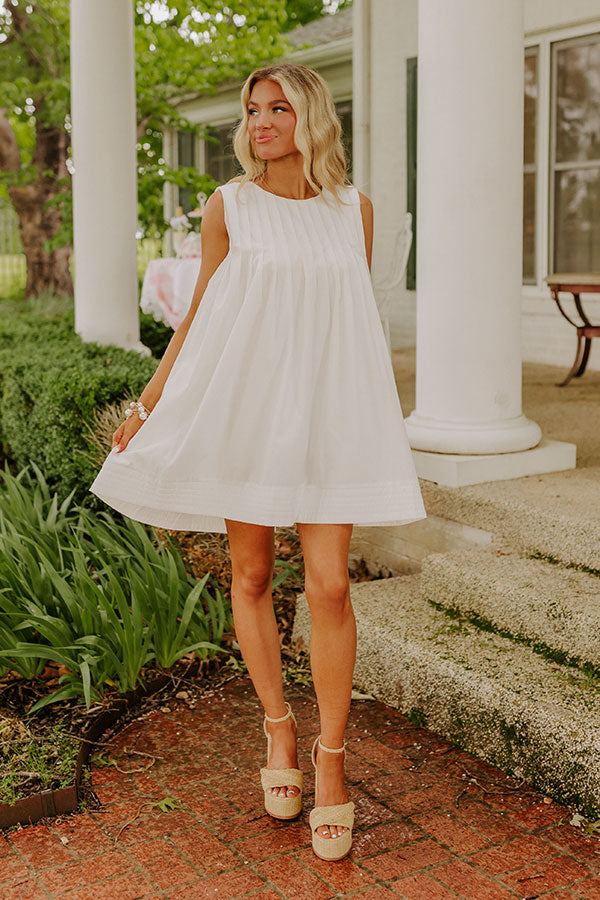 Happy Moment Mini Dress in White M / White Happy Moment Mini Dress in White M / White