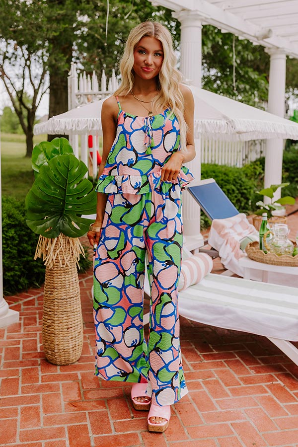 Set For Vacay High Waist Pants in Kelly Green XS / kelly-green Set For Vacay High Waist Pants in Kelly Green XS / kelly-green