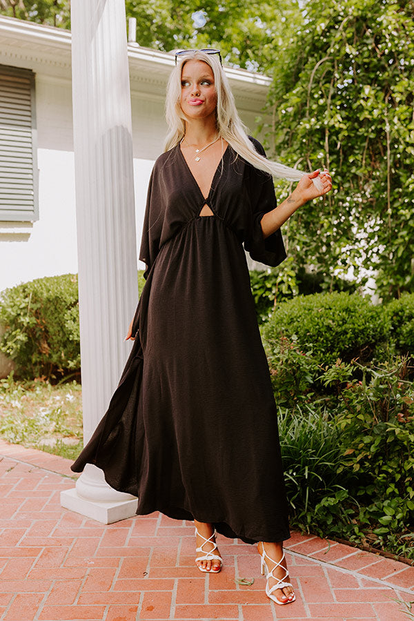Tulum Vacay Maxi Dress in Black S / Black Tulum Vacay Maxi Dress in Black S / Black
