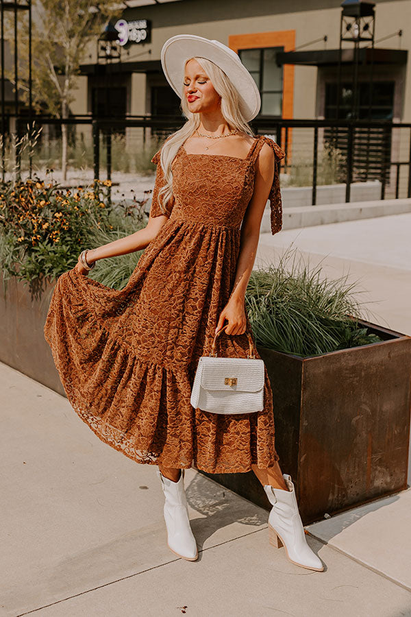 Fall Festival Lace Midi M / chocolate Fall Festival Lace Midi M / chocolate