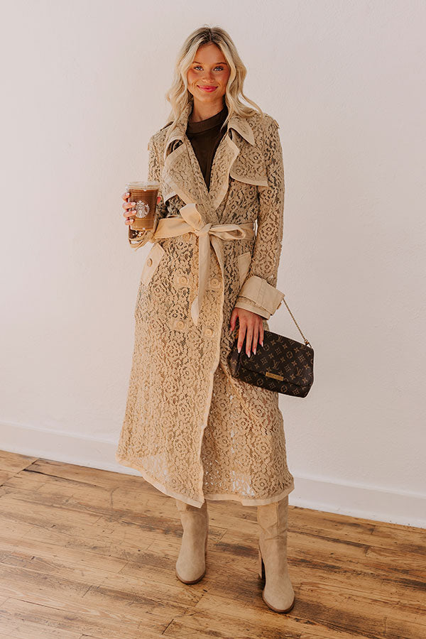 NYC Catwalk Lace Trench Coat NYC Catwalk Lace Trench Coat