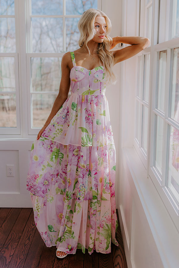 Heartfelt Elegance Floral Tiered Maxi Dress Heartfelt Elegance Floral Tiered Maxi Dress