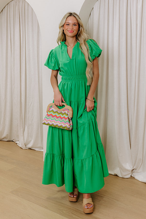 Simply Sweet Maxi Dress in Kelly Green Simply Sweet Maxi Dress in Kelly Green
