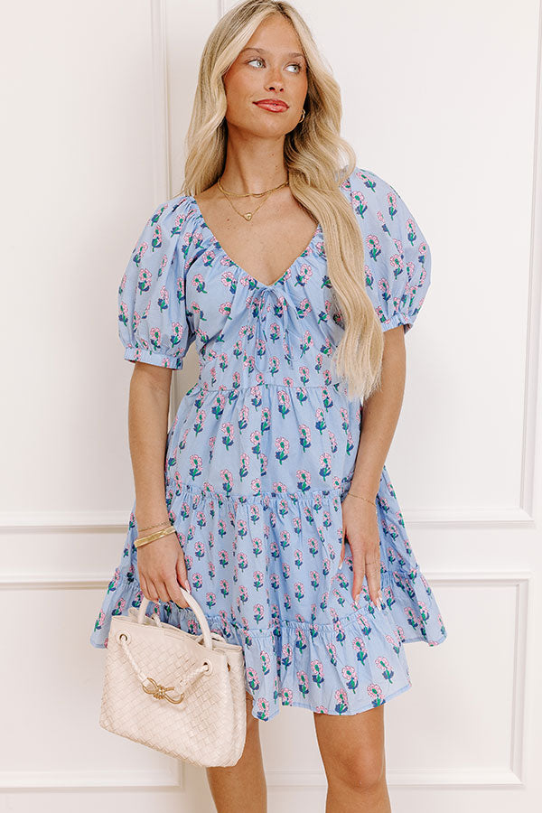 haven mini dress Floral Haven Mini Dress in Pink M / Pink