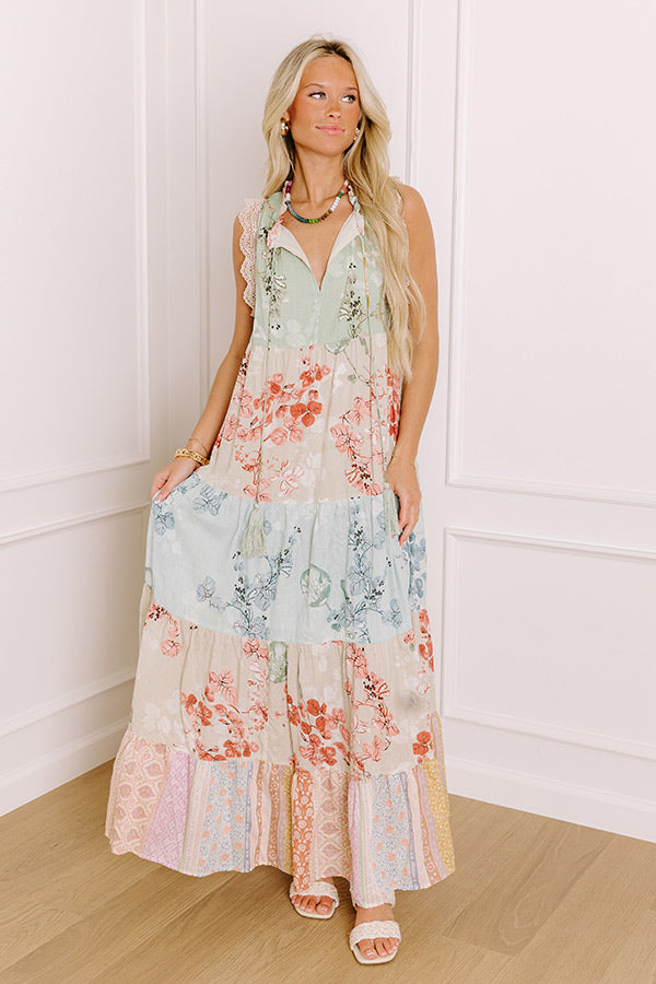 Garden Party Cutie Color Block Maxi Dress – Impressions Online Boutique