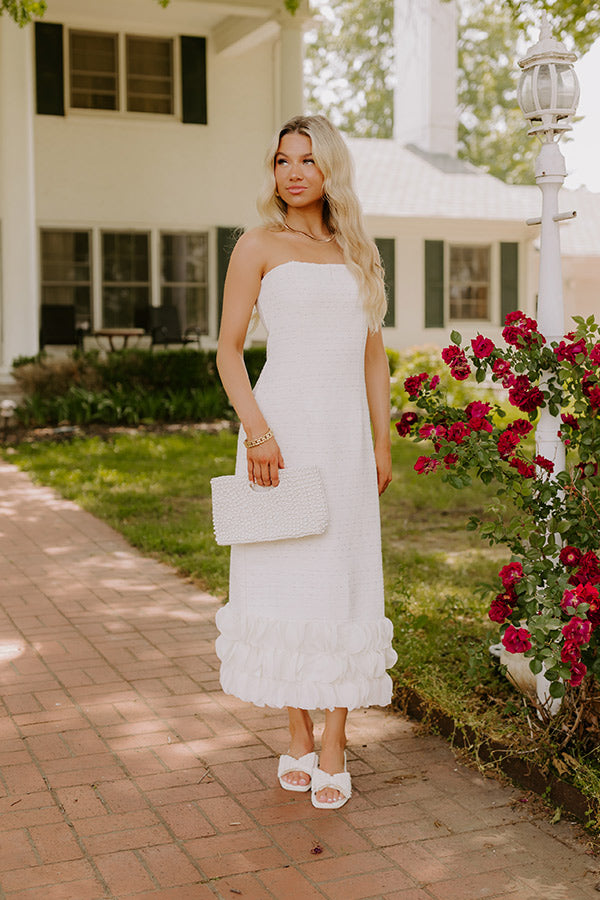 Grand Reveal Tweed Midi Dress Grand Reveal Tweed Midi Dress