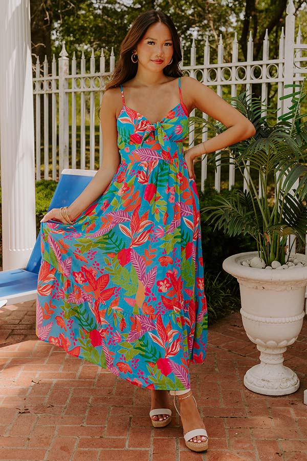 Tropical Views Floral Midi Dress Impressions Online Boutique Tropical Views Floral Midi Dress Impressions Online Boutique