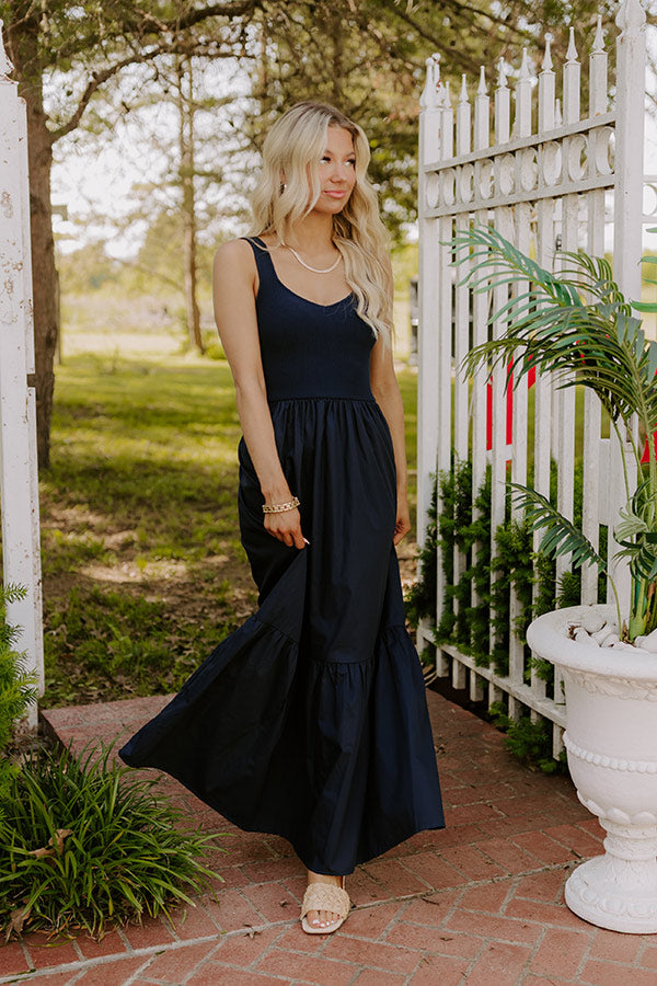 Boardwalk Bliss Maxi Dress M / navy Boardwalk Bliss Maxi Dress M / navy