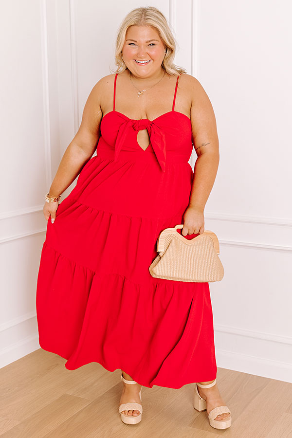 Picnic Cutie Front Tie Midi Dress Curves – Impressions Online Boutique