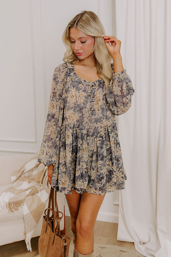 Feeling Boho Floral Romper Dress