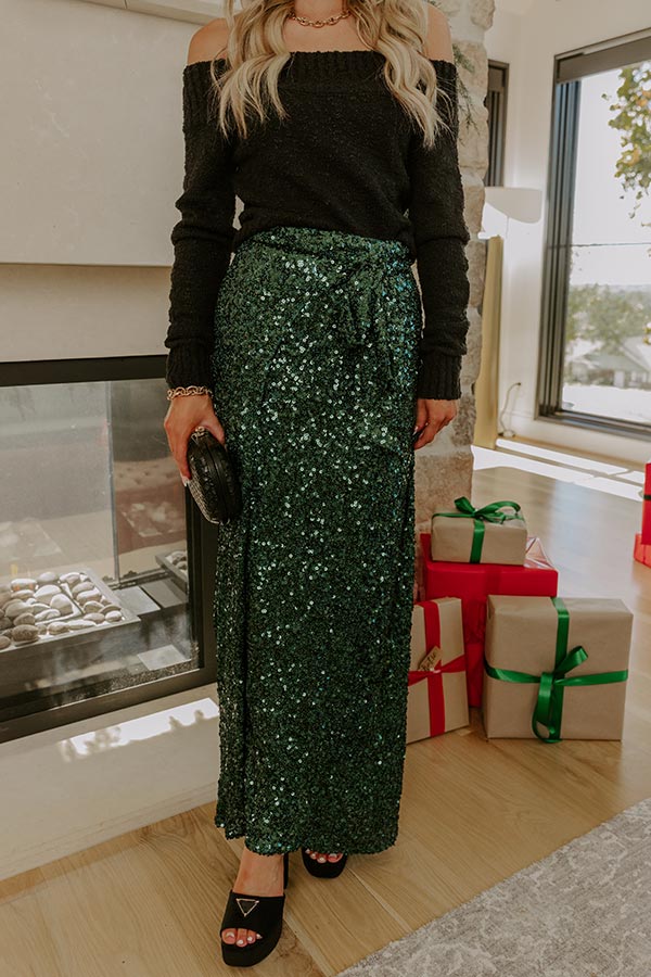 never fully dressed green sequin skirt Green Sequin Skirt Jaspre Wrap Skirt NEVER FULLY DRESSED Jaspre Sequin Wrap Skirt