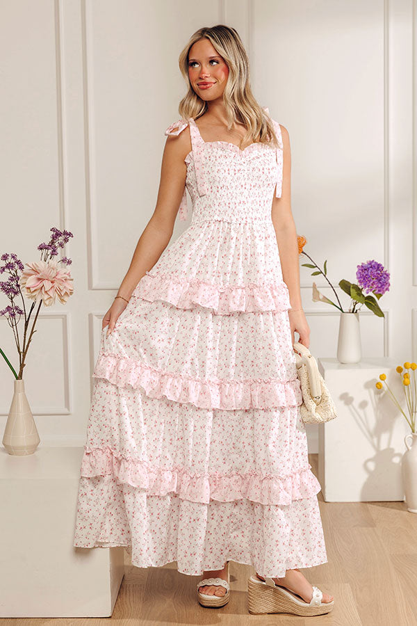 Grace In Bloom Floral Tiered Maxi Dress Grace In Bloom Floral Tiered Maxi Dress