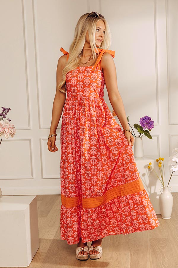 floral flowy dress Paulmi and Harsh The maxi has a soft easy going vibe Women's Floral Print Puff Short