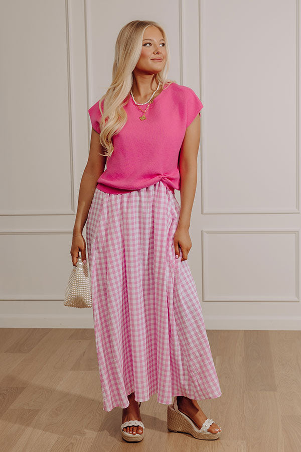 midi two piece dress Midi-Length Two-Piece Dress with Balloon Sleeves Light Blue / FR 44