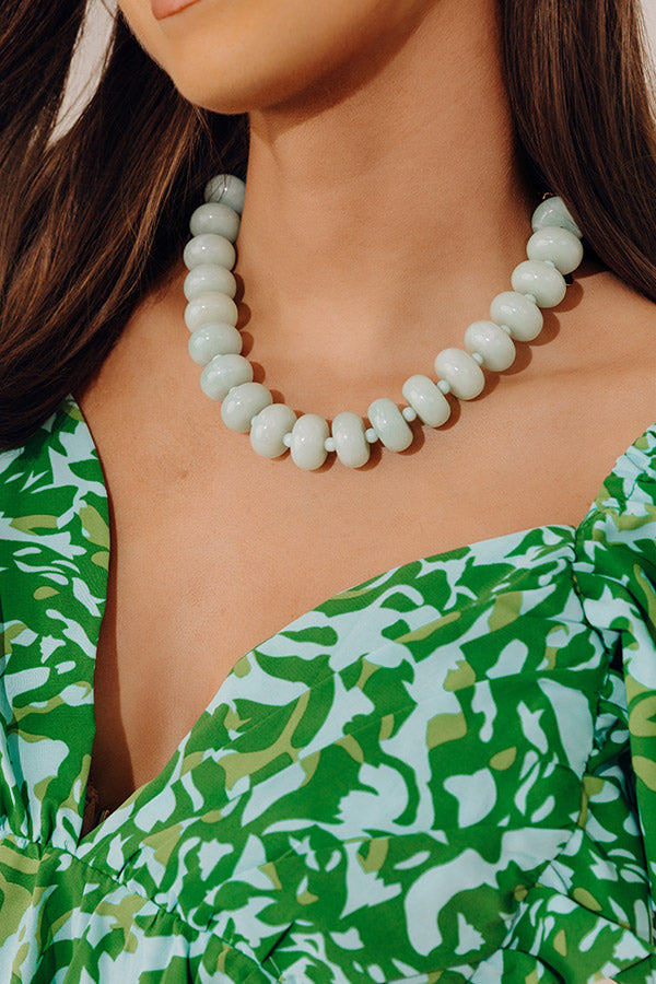 Bold Ambition Necklace in Mint Bold Ambition Necklace in Mint