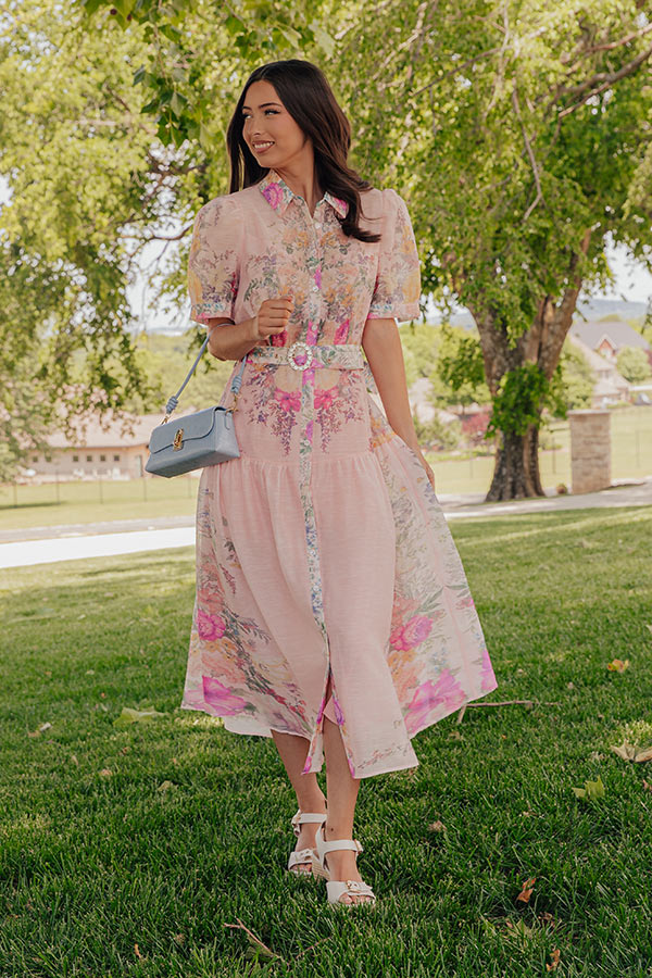 midi column dress Whispering Petals Button Down Midi Dress in Pink Impressions Online Boutique midi column dress Whispering Petals Button Down Midi Dress in Pink Impressions Online Boutique