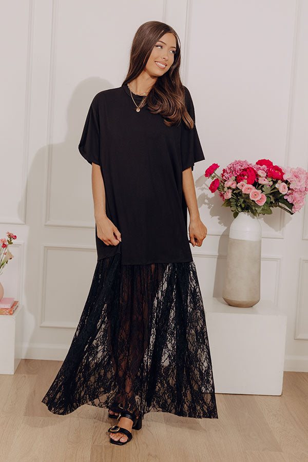 floral lace maxi dress Paris After Midnight Mixed Media Lace Maxi Dress – Impressions Online Boutique