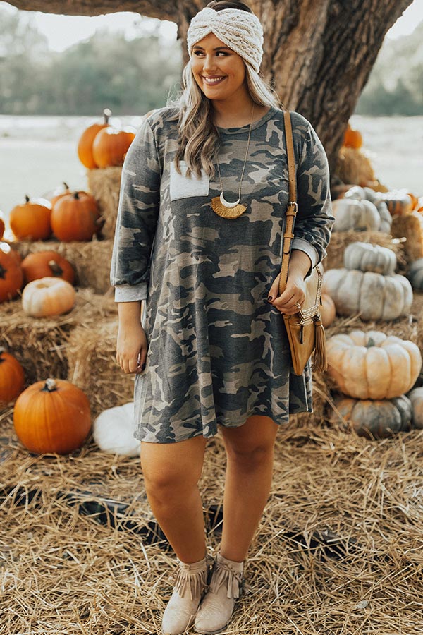 Own The Spotlight Camo Shift Dress Curves Impressions Online Boutique Own The Spotlight Camo Shift Dress Curves Impressions Online Boutique