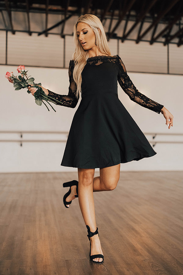 Dance The Night Away Fit And Flare Lace Dress Dance The Night Away Fit And Flare Lace Dress