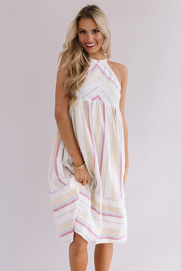 Daytime Dreamin' Stripe Midi in Cream Daytime Dreamin' Stripe Midi in Cream