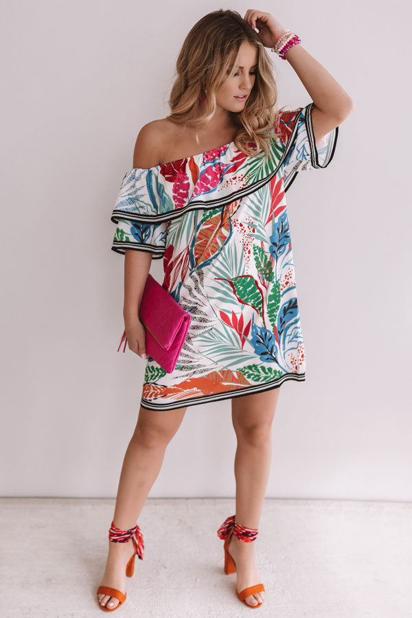 floral off the shoulder shift dress Yours London Women's Plus Size Navy Blue & Pink Floral 3D Embroidered Shift Dress Size 20