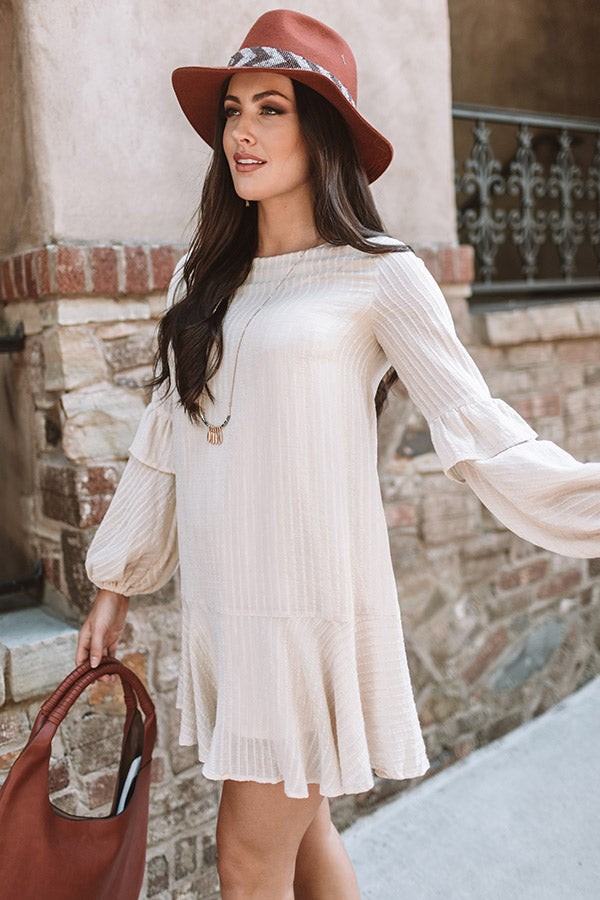 Colorado Casual Shift Dress In Cream Colorado Casual Shift Dress In Cream