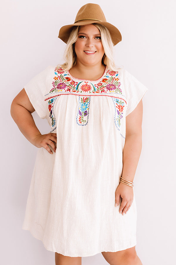 Divine Details Embroidered Shift Dress In Cream Curves Impressions Online Boutique Divine Details Embroidered Shift Dress In Cream Curves Impressions Online Boutique