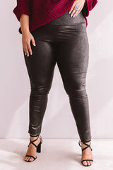 The Chloe High Waist Faux Leather Legging • Impressions Online
