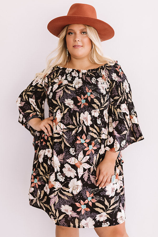 Garden Party Floral Shift Dress In Black Curves – Impressions Online Boutique Garden Party Floral Shift Dress In Black Curves – Impressions Online Boutique