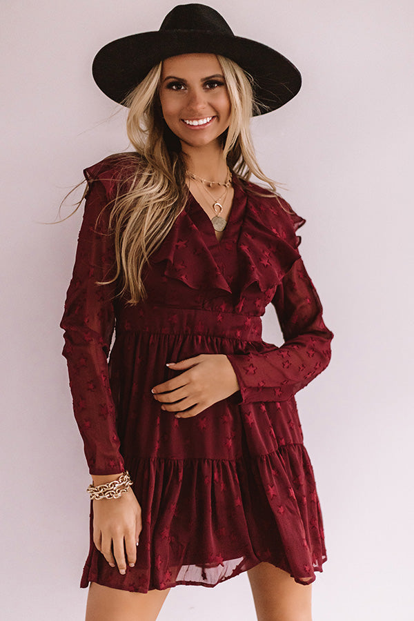 knee length dresses for ladies London Times Merlot Delight Metallic Bubble Crepe Sheath Dress main image 0