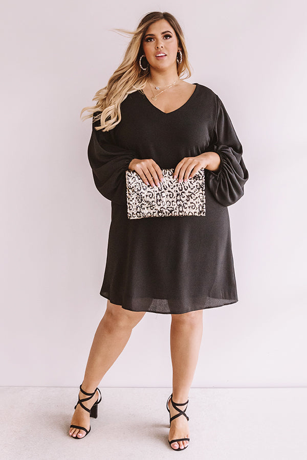 black shift dress party Black Metallic Party Shift Dress