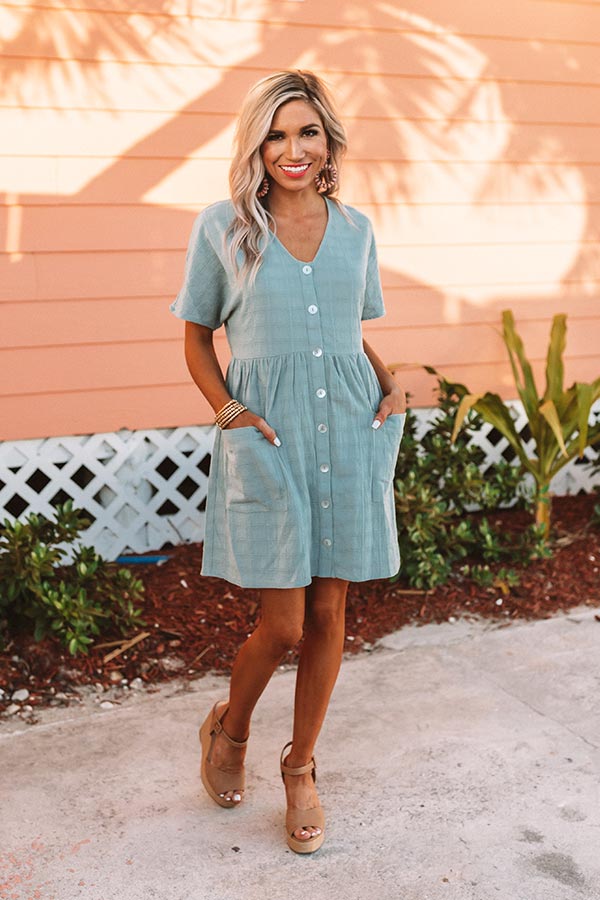 babydoll shirt dress Grayton Beach Babydoll Tunic Dress in Island Paradise
