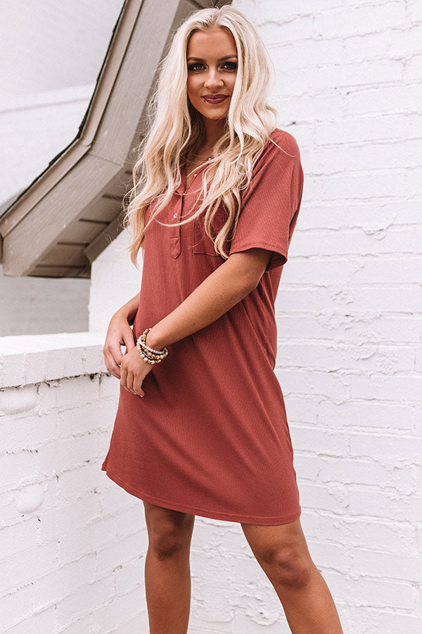 dark red shift dress It Goes On Red Shift Dress, Large - The Mint Julep Boutique