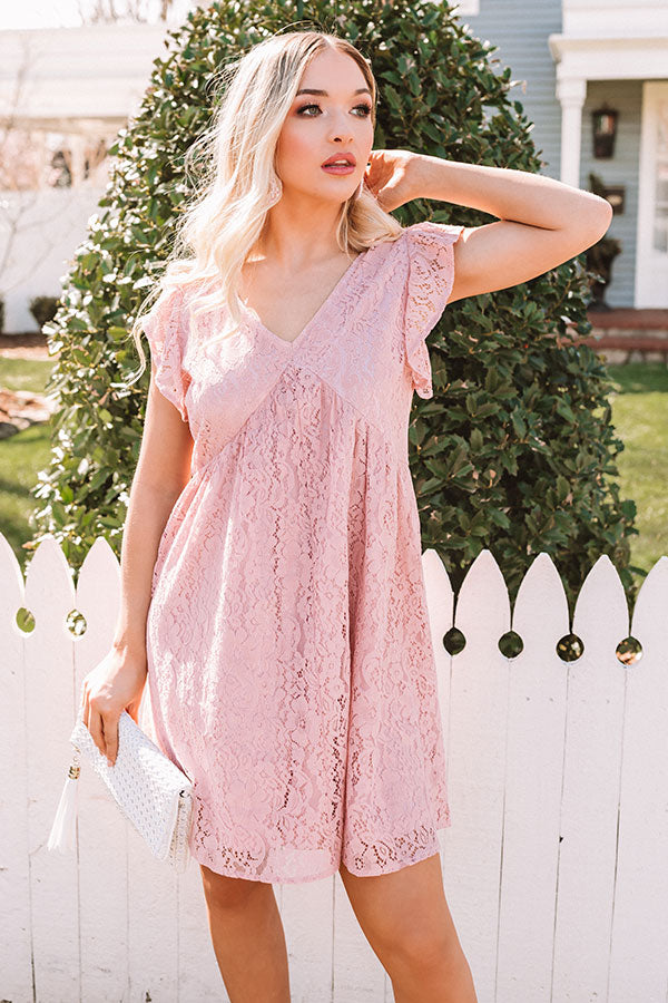 Chic Reputation Lace Babydoll Dress Chic Reputation Lace Babydoll Dress