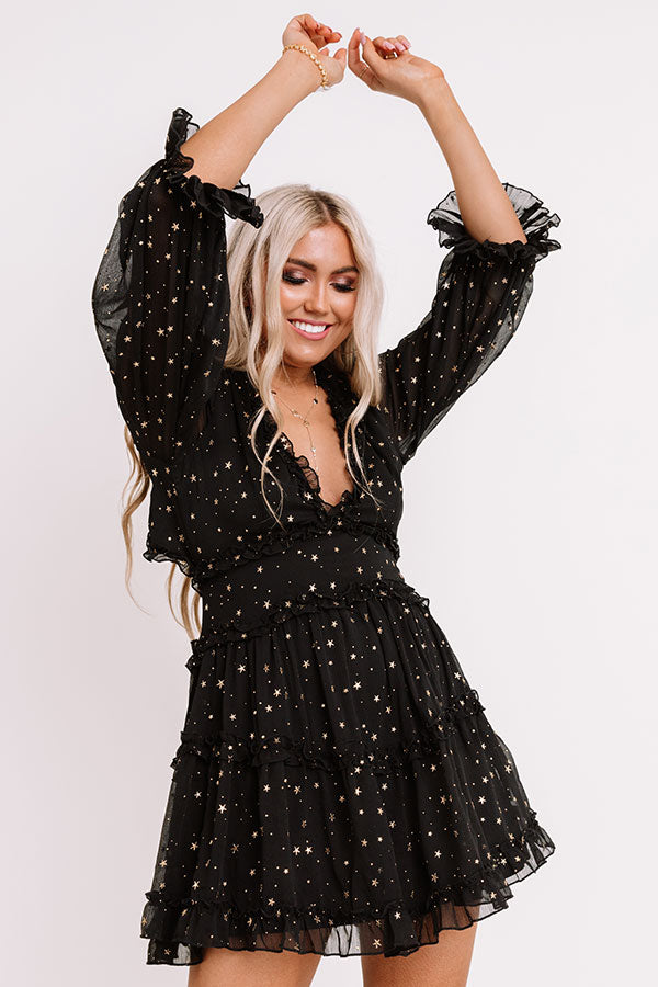 Prom A Night Under The Stars Theme Dress Twirling Under The Stars Ruffle Dress In Black Impressions Online Boutique Prom A Night Under The Stars Theme Dress Twirling Under The Stars Ruffle Dress In Black Impressions Online Boutique