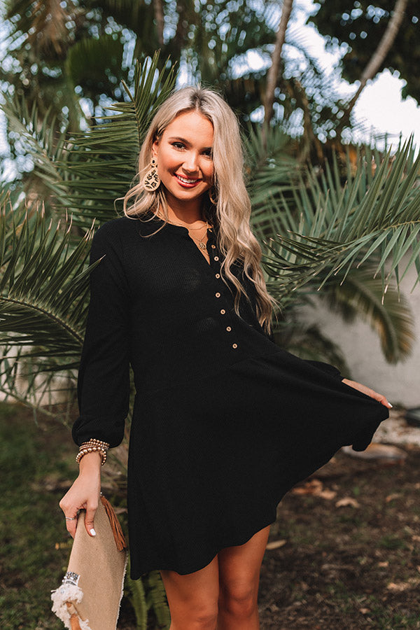 Cute Mood Shift Dress in Black