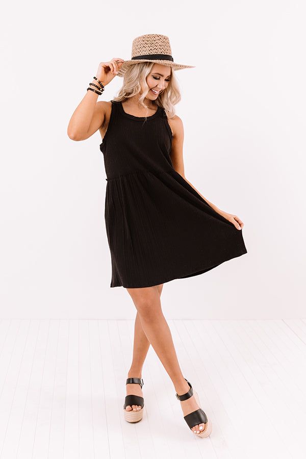 Summer Melody Babydoll Dress In Black Impressions Online Boutique Summer Melody Babydoll Dress In Black Impressions Online Boutique