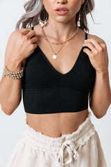 Cute Calling Long Line Bralette In Brown