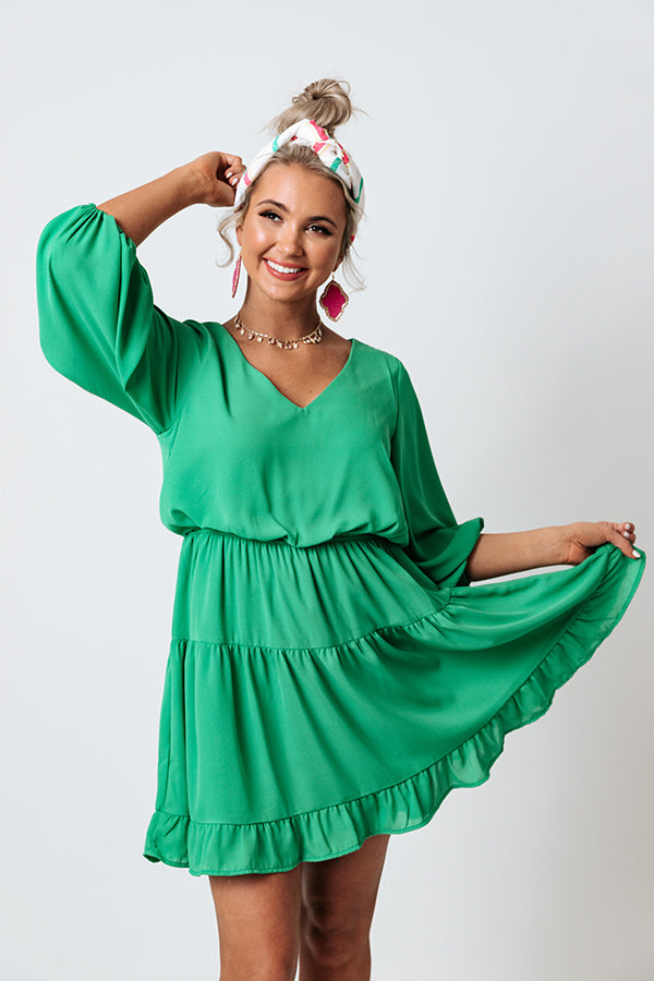 Charming Intuition Dress In Kelly Green Impressions Online Boutique Charming Intuition Dress In Kelly Green Impressions Online Boutique