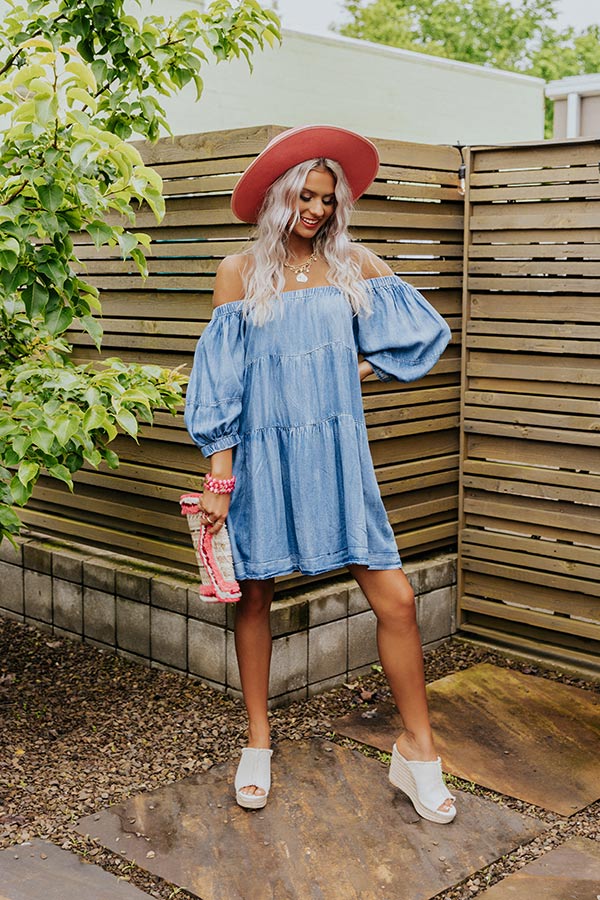 Front Row Show Chambray Dress in Dark Wash Impressions Online Boutique Front Row Show Chambray Dress in Dark Wash Impressions Online Boutique