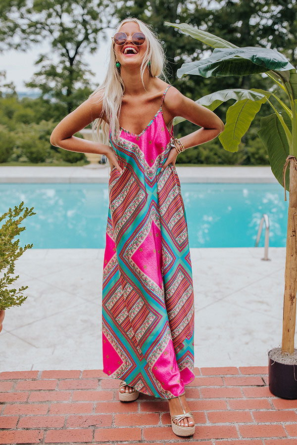 No Limits Satin Maxi In Pink Impressions Online Boutique No Limits Satin Maxi In Pink Impressions Online Boutique